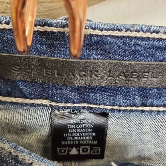 SP Black label distressed Bermuda denim shorts - Picture 6 of 6